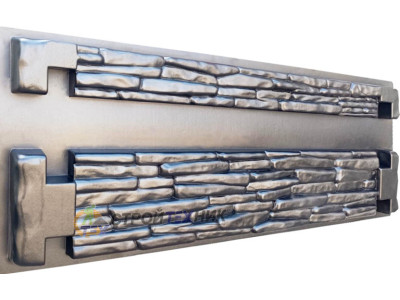Mold for garden “Slate slabs” Size: 1360x250x60 mm