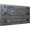 Mold for garden “Slate slabs” Size: 800x250x60 mm