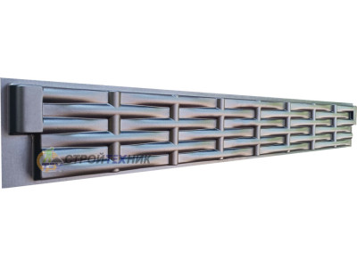 Mold for garden “Wicker” Size: 2000x250x60 mm