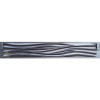 Mold for garden “Waves” Size: 2000x250x60 mm