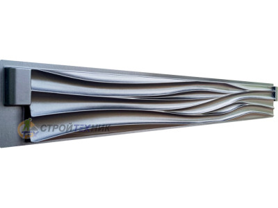 Mold for garden “Waves” Size: 2000x250x60 mm