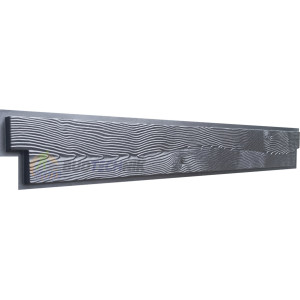 Raised Bed Form "Bog Oak Design" Size: 1900x250x60 mm