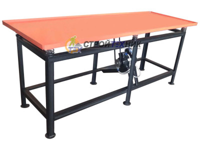 Vibrating table household VSK-2100 (380 V) for production fence of paving slabs