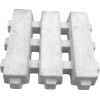 Form fiberglass for lawn slabs
