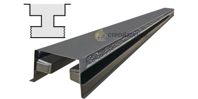 Form for double-sided post " Smooth " from ABS No. 32 with grooves Size: 1750х125х125 mm