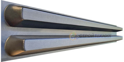 Form for post Grooves from ABS 2 m pair Size: 2000х42х42 mm