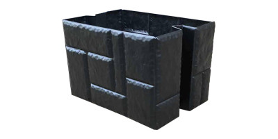 Form for post Prefabricated from ABS No. 1 Size: 350х250х250 mm 